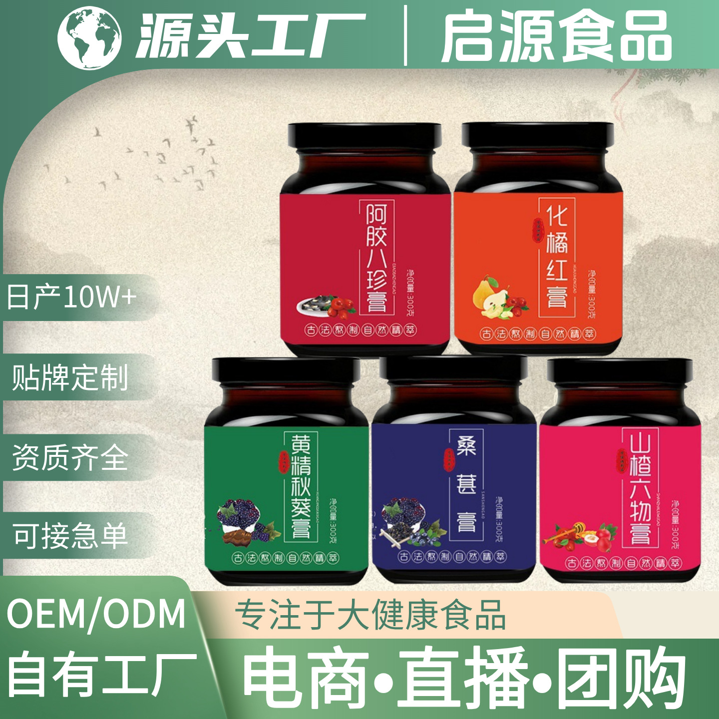 Custom Herbal Paste Gao Zi Traditional Chinese Wellness Paste 500g Minimum Order - Image 2