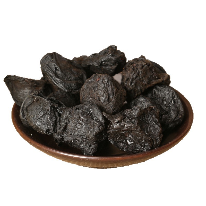 Dried Dark Plum Wu Mei 乌梅 Whole Smoked Fruit for TCM Decoctions and Herbal Teas Sichuan Origin Bulk Bag - Image 5