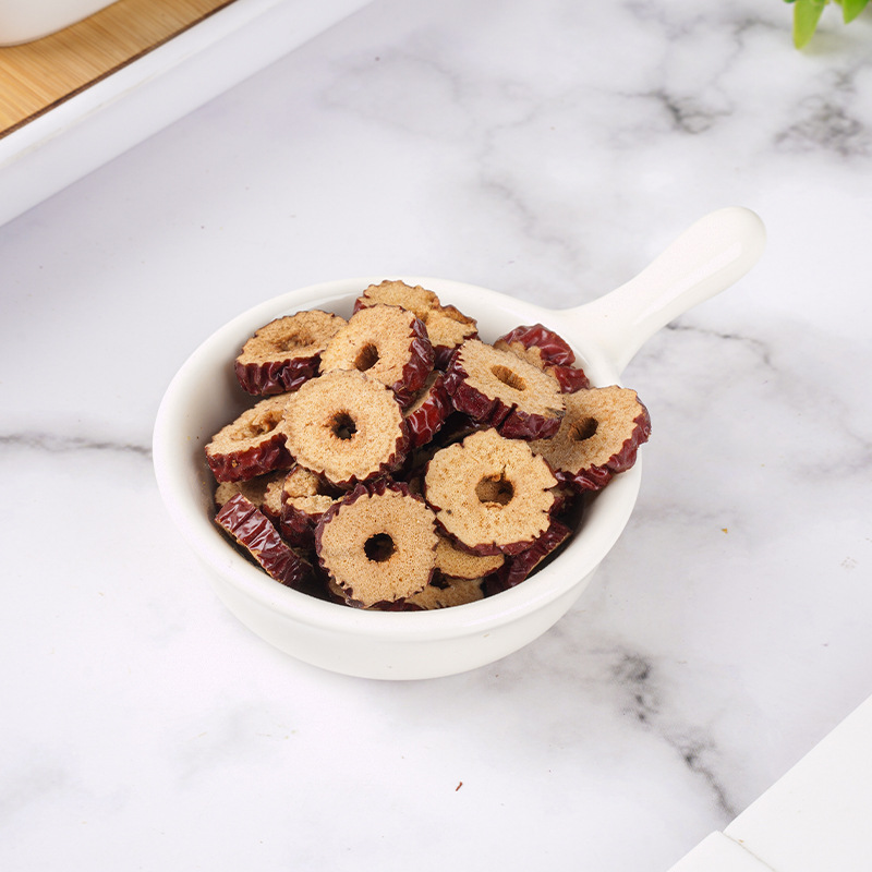 Pitted Red Date Slices (Ziziphus jujuba) — Dried Jujube Rings, 80g Jar, Ready to Eat - Image 3