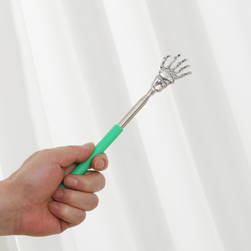 Stainless Steel Telescopic Back Scratcher Extendable Claw Massage Tool for Home Use - Image 4