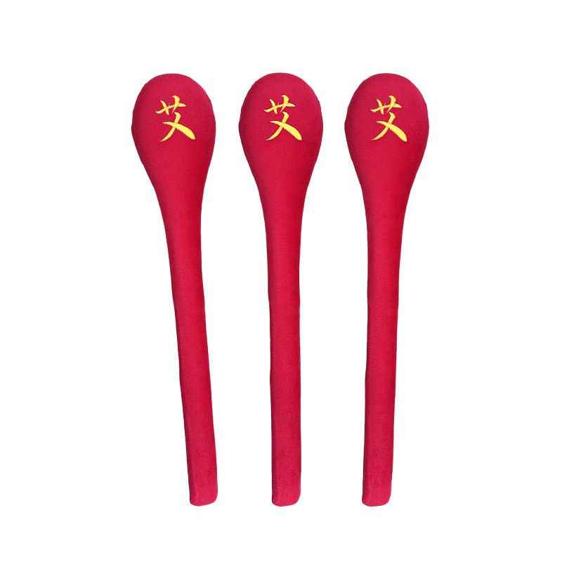 Ai Cao Meridian Tapping Stick Herbal Massage Hammer with Cornus Filling for Full Body Wellness - Image 5