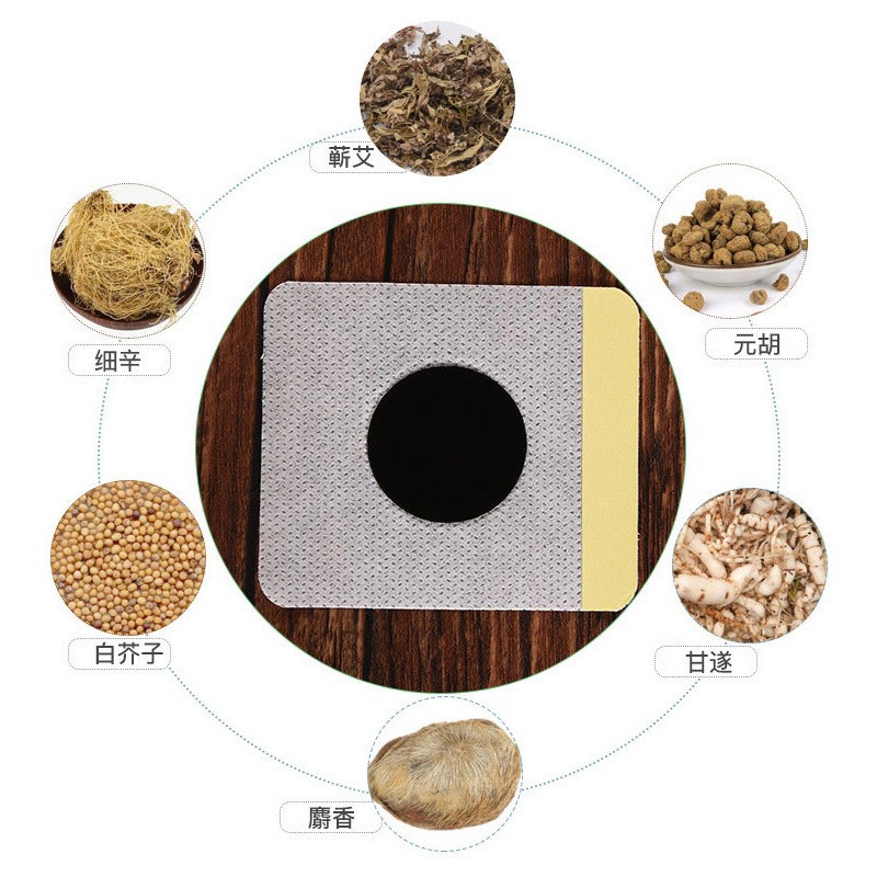Mugwort Sanfu Patch Self Heating Acupoint Patch for Waist Wellness 30 Patches Per Bag - Image 3