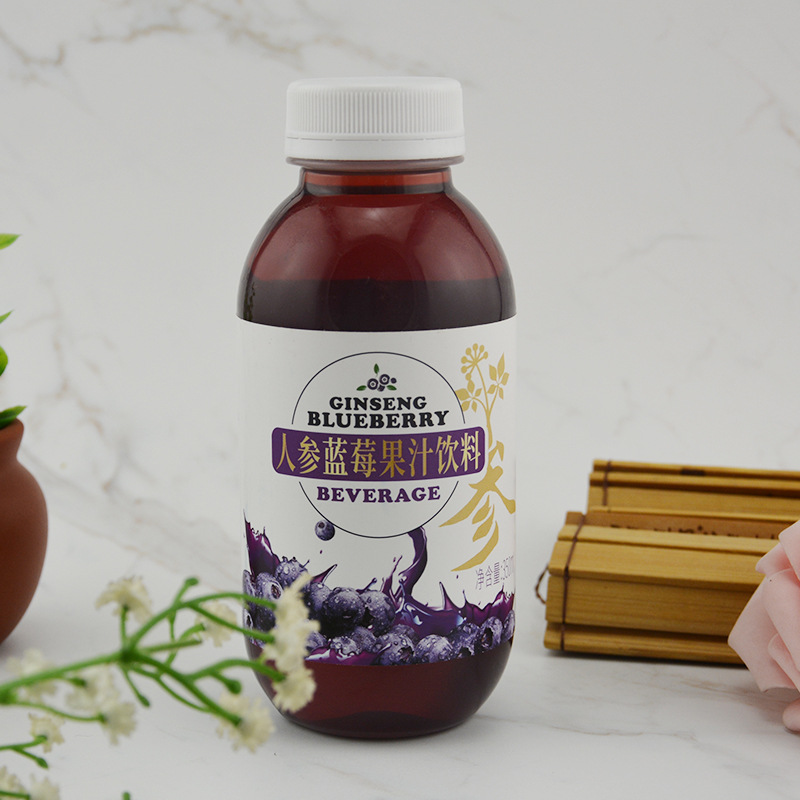 Ginseng Blueberry Juice Drink 350ml Jilin Northeast China Ready to Drink Bottled Beverage - Image 3