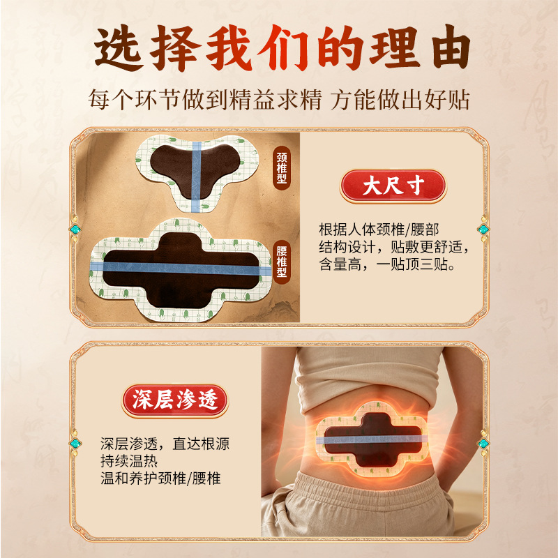 Fire Ant Marching Patch Self Heating Lumbar Patch Herbal Powder Paste for Waist and Joints - Image 4