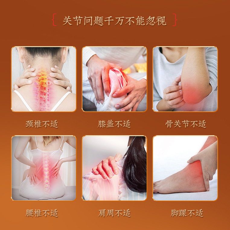 Lao Hei Gao Black Herbal Plaster Neck Shoulder Waist Leg Joint Patch Non Woven Heat Compress - Image 3
