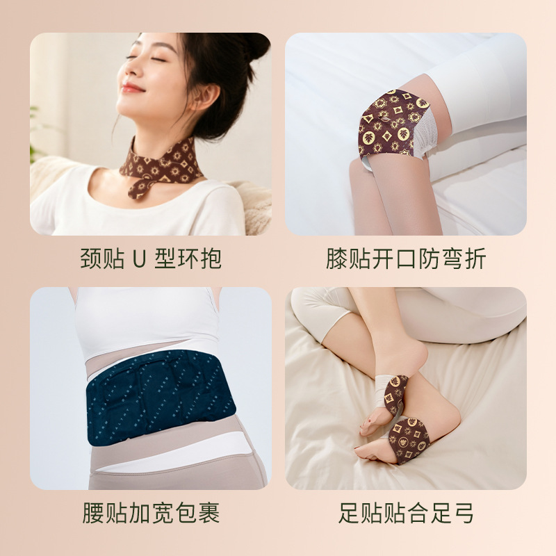 Qichun Mugwort Self-Heating Moxa Warm Patch for Neck Waist Knee and Foot - Image 4
