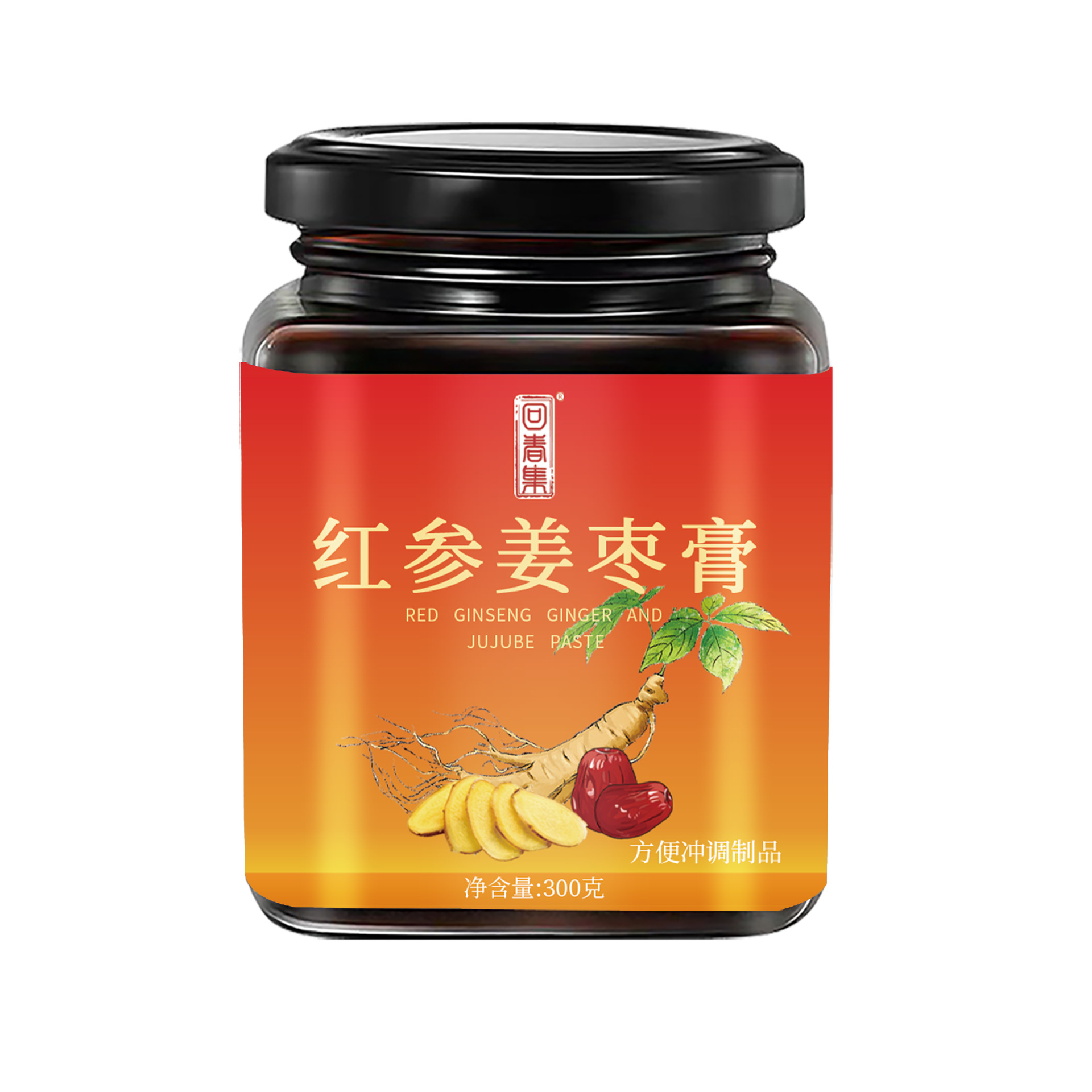 Red Ginseng Ginger Jujube Paste (Hong Shen Jiang Zao Gao) — Traditional Herbal Paste, 300g - Image 5