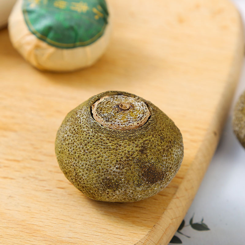 Xinhui Xiao Qing Gan (Citrus reticulata immature peel with Pu-erh) — Stuffed Tangerine Tea, 500g Bulk - Image 3