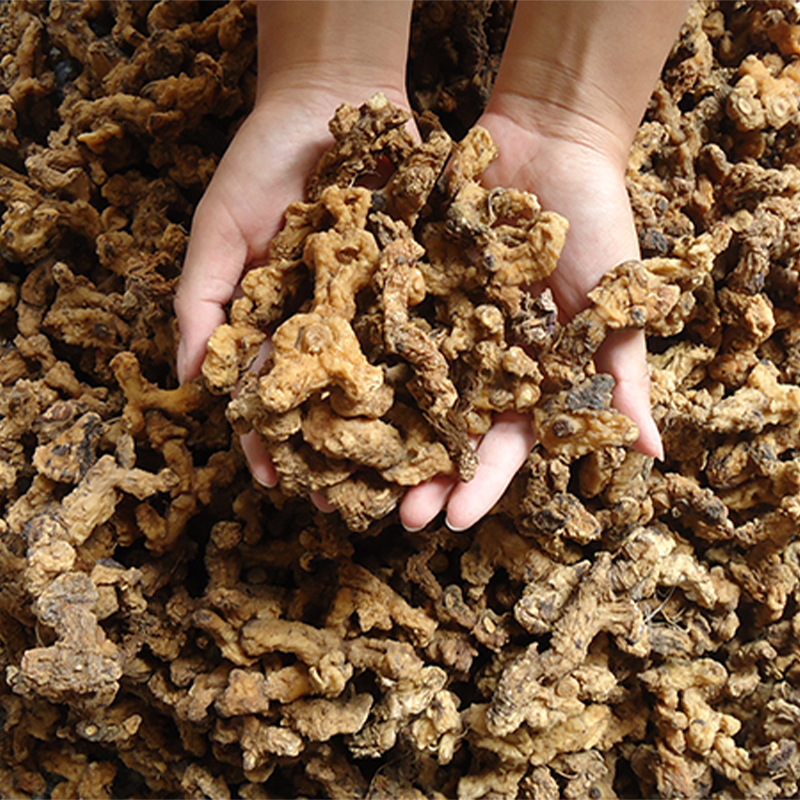 Wild Huang Jing Dried Polygonatum Root Tea Grade 500g Steamed and Sun Dried from Jiuhua Mountain Anhui - Image 2