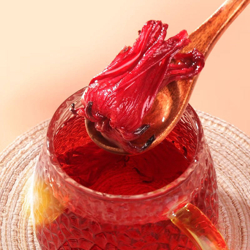 Dried Roselle Hibiscus Luo Shen Hua 30g Sun Dried Herbal Tea Flowers for Sour Plum Soup and Daily Infusions - Image 2