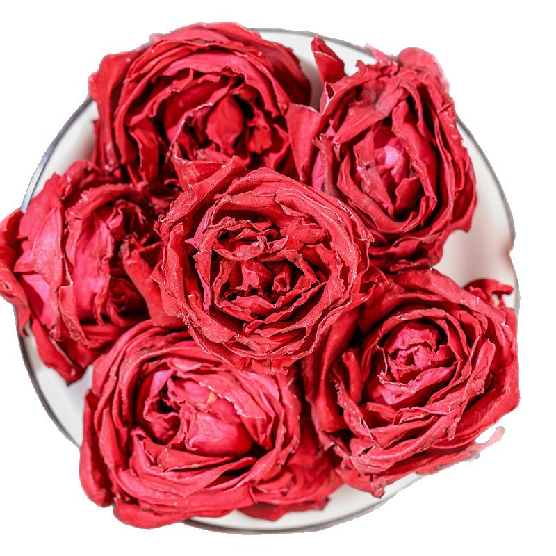 Yunnan First Harvest Freeze Dried Dark Red Rose Tea Double Petal Rose Buds Loose Flower Tea 50g - Image 5