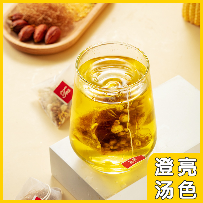 Corn Silk Tea Yu Mi Xu Triangle Bag Herbal Blend with Tartary Buckwheat Gardenia and Jasmine 96g Sugar Free - Image 3