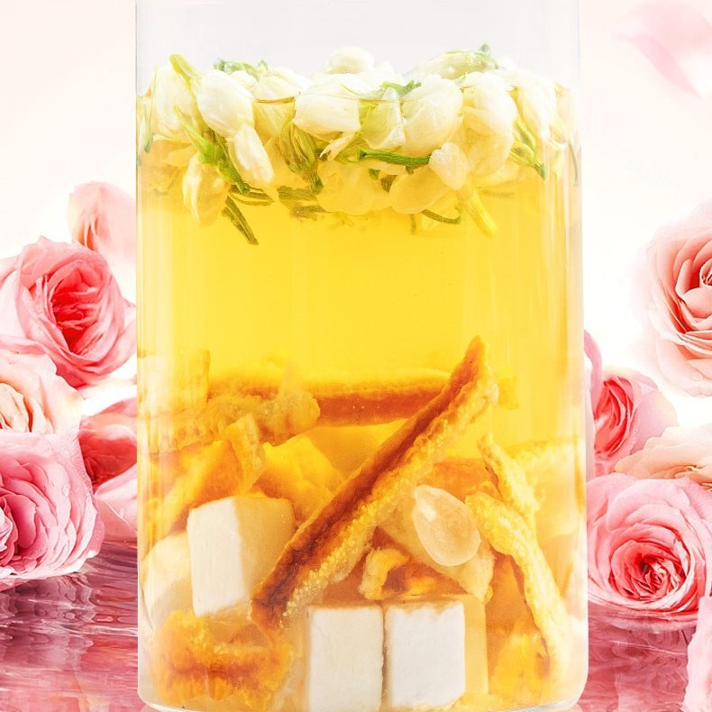 Jasmine Poria Tangerine Peel Tea 100g 20 Bags Cold Brewed Herbal Blend - Image 3