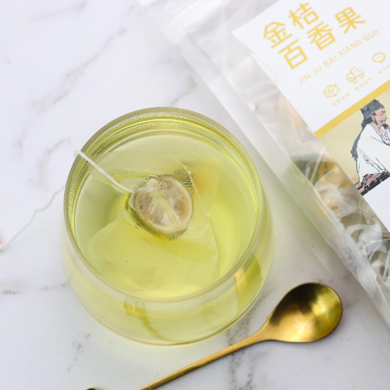 Kumquat Passion Fruit Tea Bags 300g 30 Cold Brew Fruit Tea Sachets Summer Refreshing Drink - Image 2
