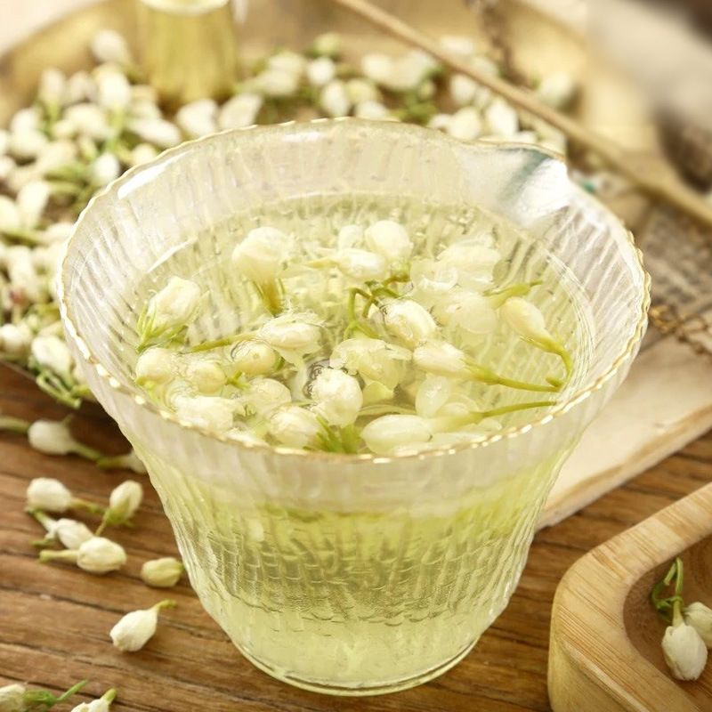 Dried Jasmine Flowers (Jasminum sambac) — Hengxian Guangxi Herbal Tea, 500g Loose - Image 4