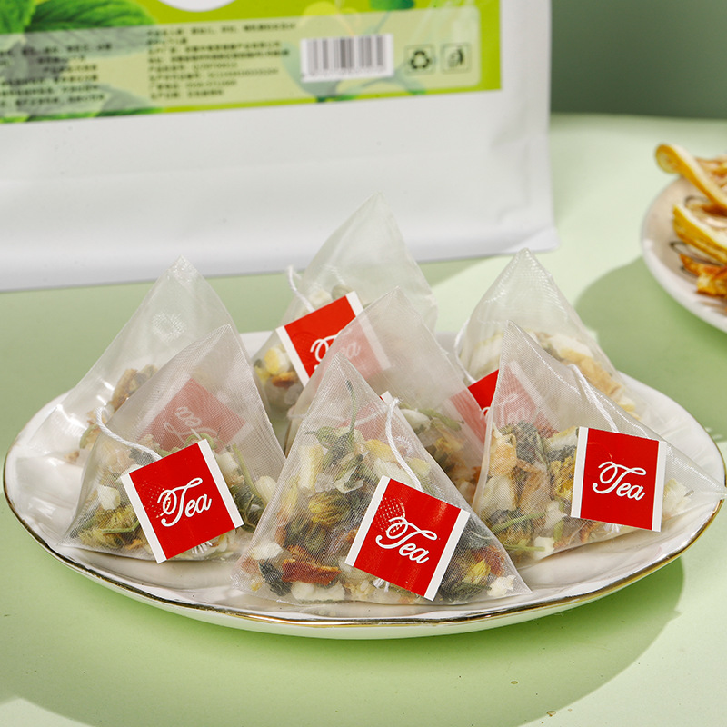 Summer Heat Cooling Tea (暑气清凉茶) — Mint, Honeysuckle & Tangerine Peel Herbal Blend, Cold-Brew Flower Tea - Image 4