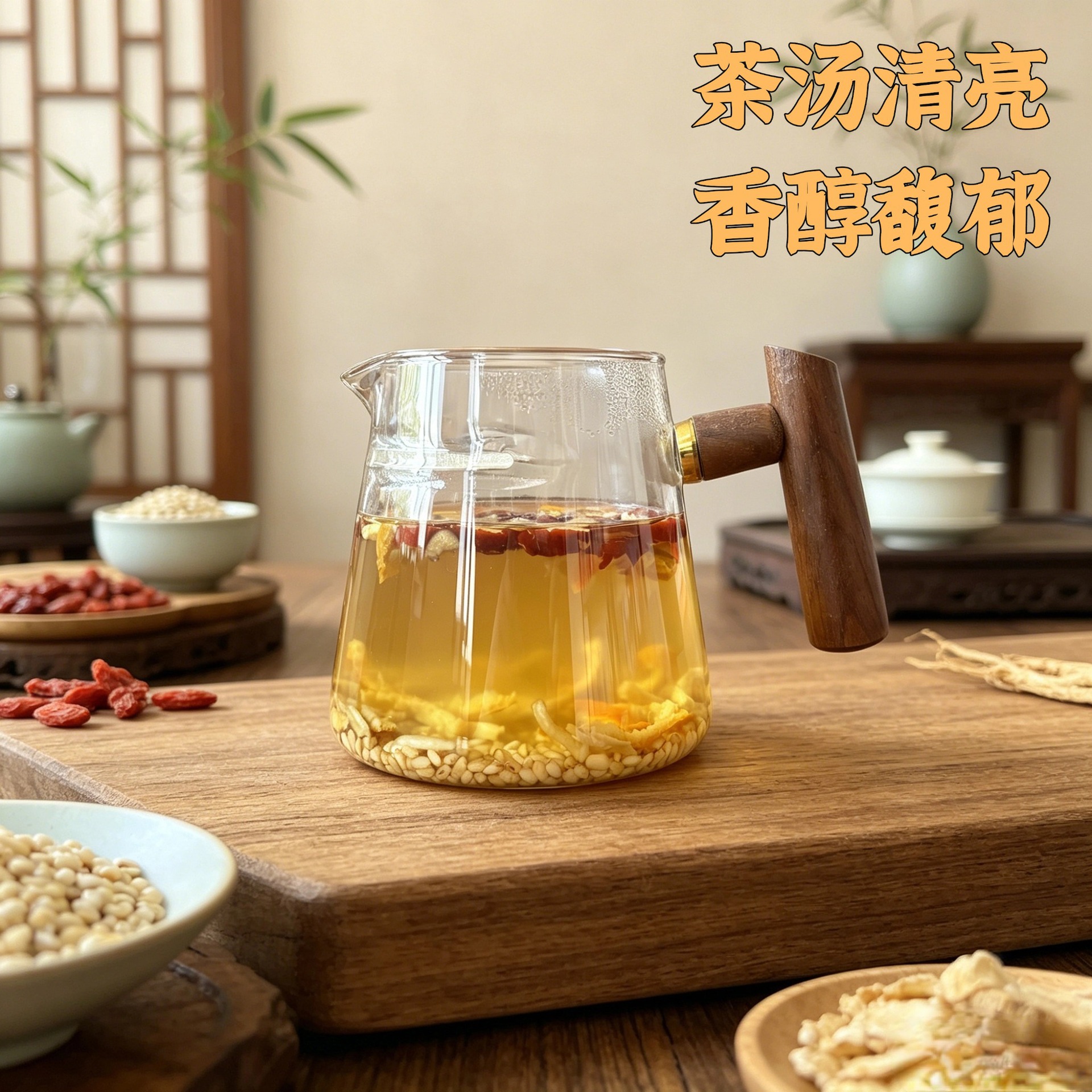 Chen Pi Red Date Ginger Rice Tea 250g Roasted Brown Rice Herbal Tea with Dried Ginger Shreds Sugar Free - Image 4