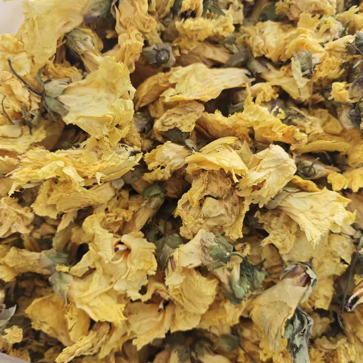 Huang Shu Kui Flower (Abelmoschus manihot) — Dried Food-Herb Blossoms for Tea & Cooking - Image 5