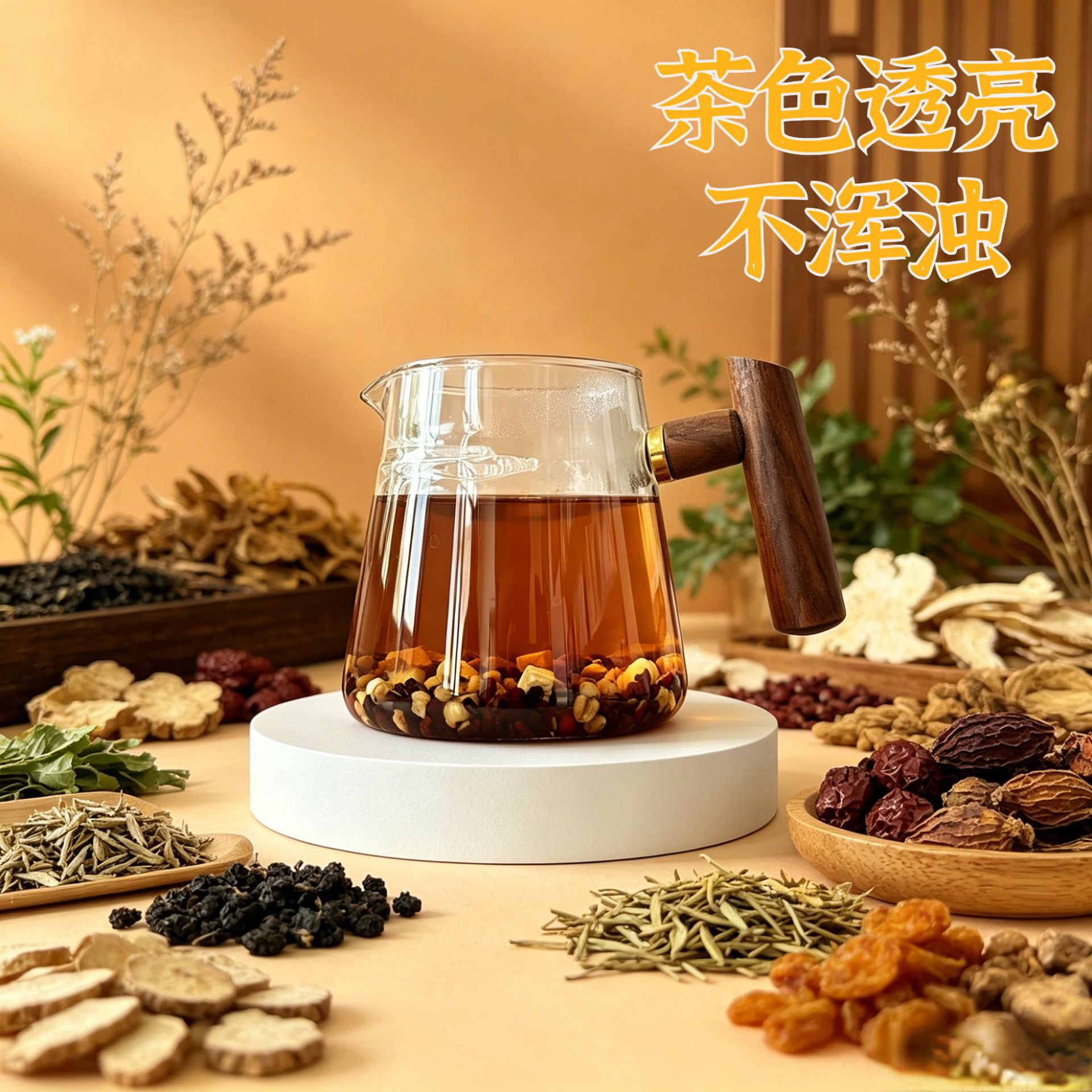 Qian Shi Chi Xiao Dou Yi Mi Fu Ling Tea 300g Roasted Herbal Blend for Daily Wellness Infusion - Image 2