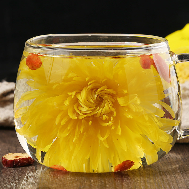 Dried Chrysanthemum Tea Golden Silk Imperial Chrysanthemum Whole Flower Loose Herbal Tea 500g - Image 4