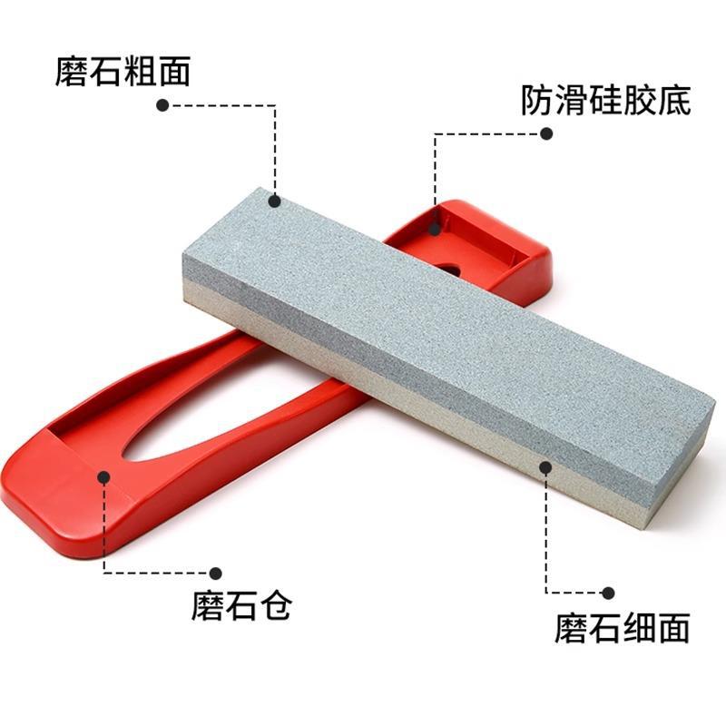 Large Double Sided Sharpening Stone Coarse Fine Grit Natural Whetstone for Kitchen Knives - Image 2