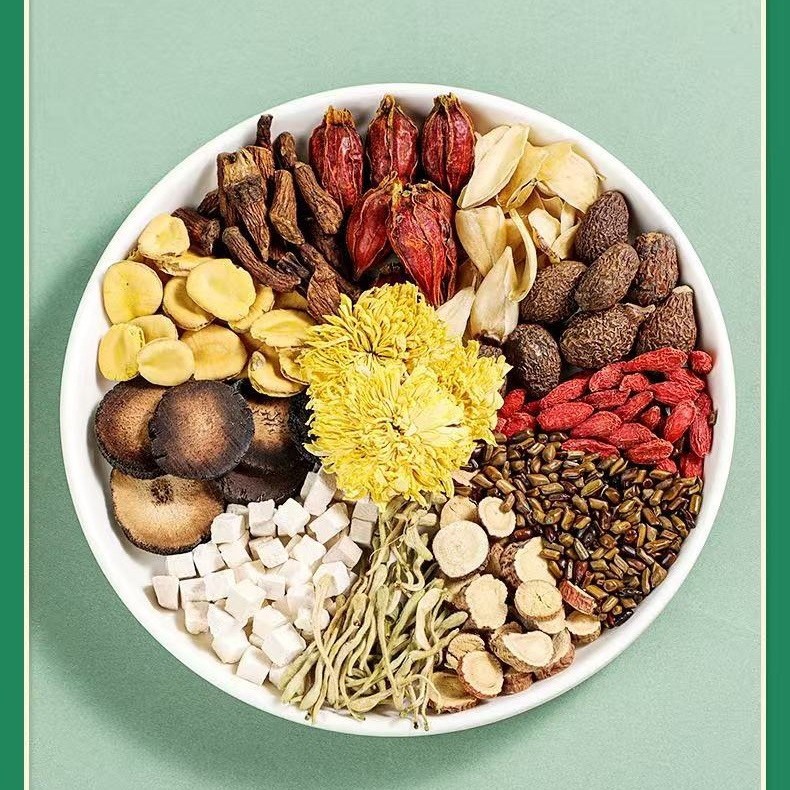 Pang Da Hai Ju Hong Zhi Zi Herbal Tea Blend 450g Daily Wellness Infusion with Luo Han Guo and Jue Ming Zi - Image 3