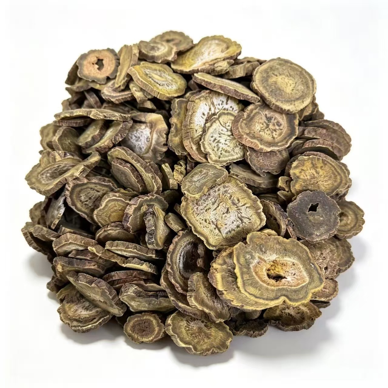 Dried Rhubarb Root Slices Da Huang 大黄 1000g Bag Raw Herb for Decoction and Tea - Image 5