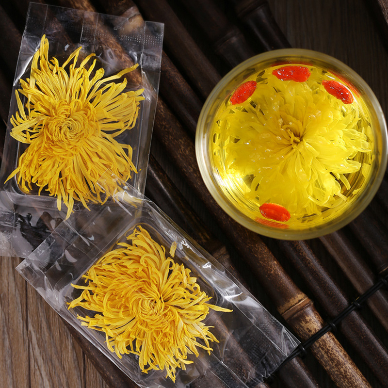 Golden Silk Imperial Chrysanthemum Flower Tea 8g Premium Herbal Floral Tea - Image 5