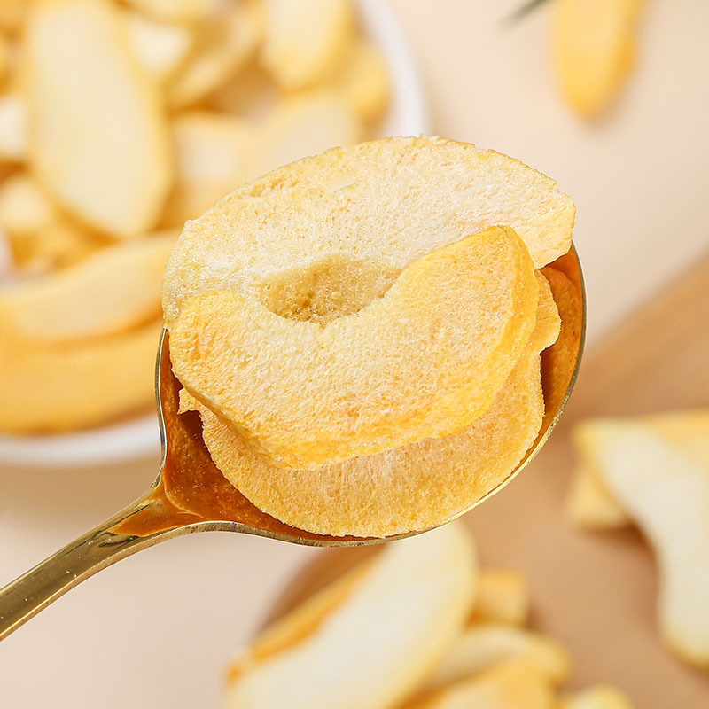 Freeze-Dried Yellow Peach (Prunus persica) — 80g Jar, Crisp Fruit Snack - Image 3
