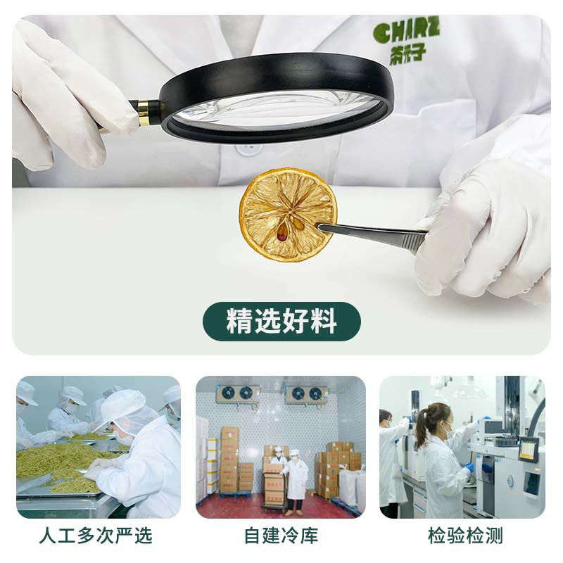 Dried Lemon Slices Ning Meng Pian 500g Bulk Dehydrated Fruit Tea Slices for Herbal Infusions and Culinary Use - Image 2