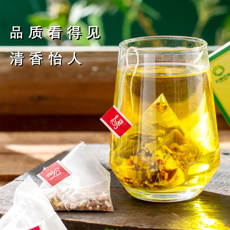 Wuzhi Maotao Red Bean Coix Seed Gorgon Tea 72g Triangle Tea Bags Sugar Free Herbal Wellness Tea - Image 3