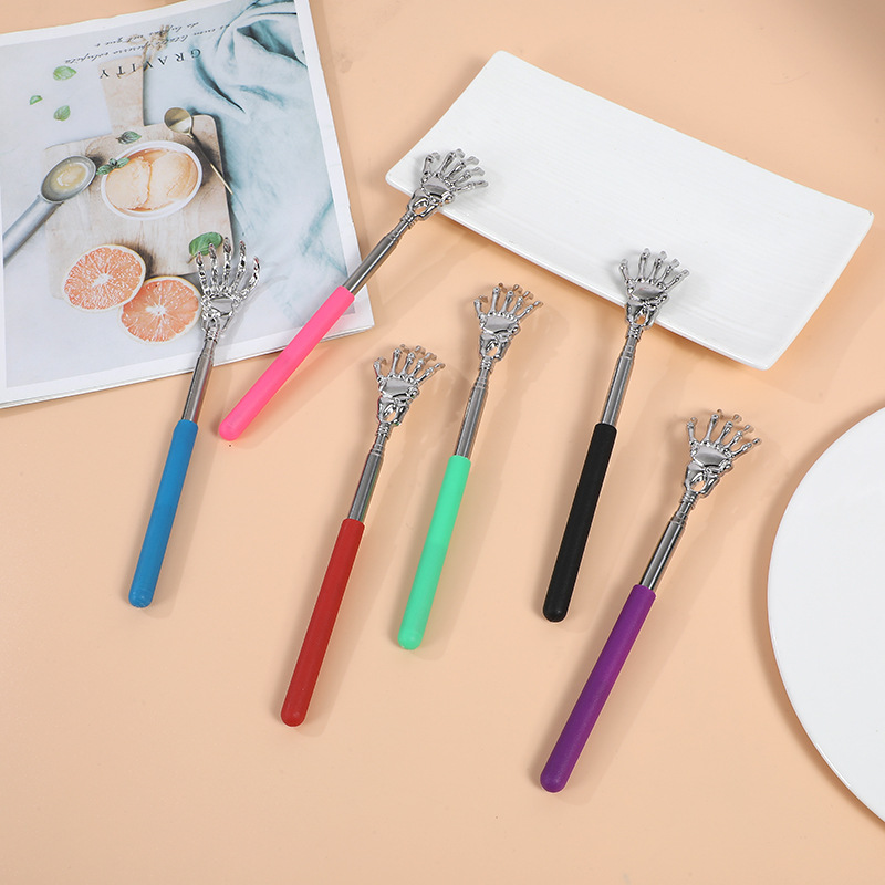 Stainless Steel Telescopic Back Scratcher Extendable Claw Massage Tool for Home Use - Image 3