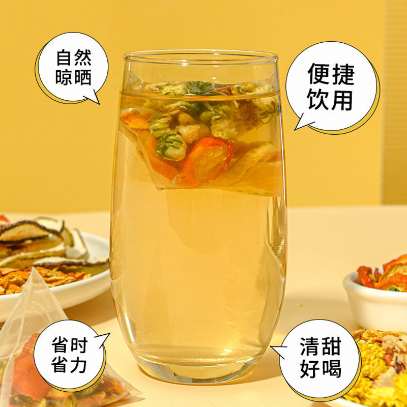 Chenpi Kumquat Snow Pear Tea 100g 20 Teabags Cold Brewed Herbal Blend - Image 4