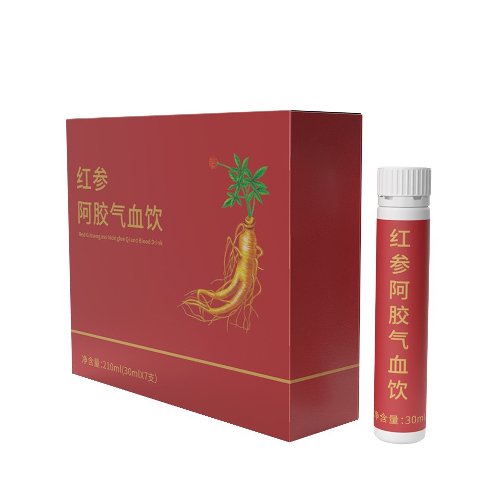 Red Ginseng Donkey Hide Gelatin Collagen Peptide Oral Drink Traditional Herbal Tonic for Women - Image 5