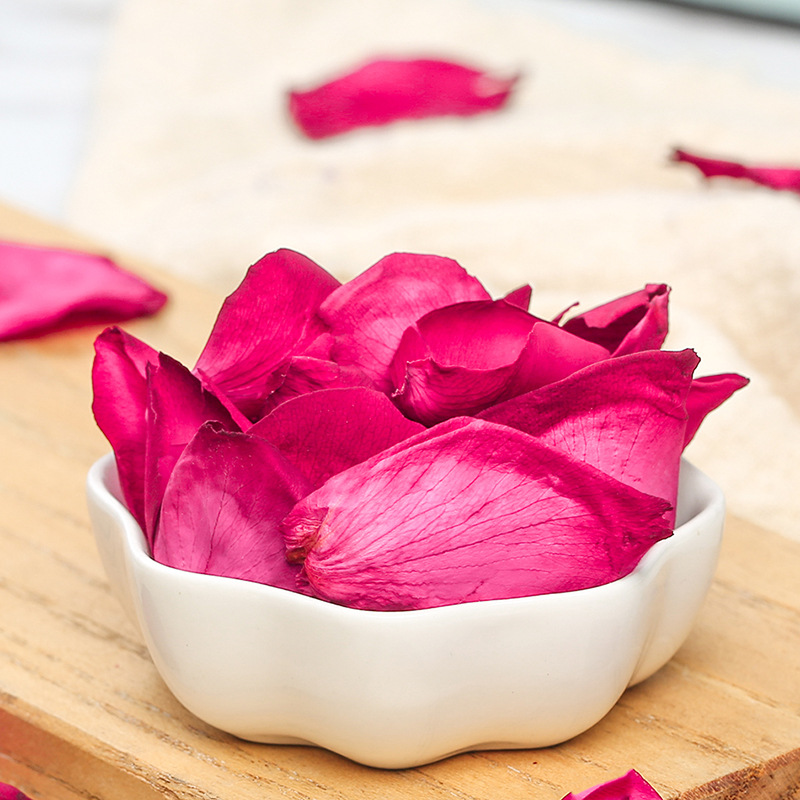 Dried Rose Petals Mei Gui Hua 500g Edible Pingyin Rose Flower Buds for Tea Baking and Sachets - Image 2