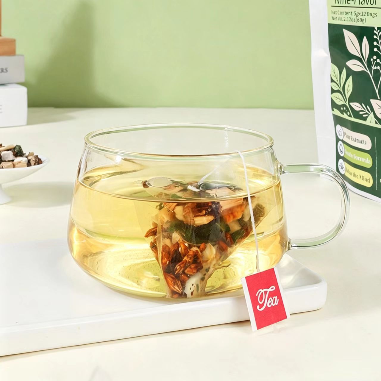 Nine Herb Wellness Tea Blend 5g x 12 Cold Brew Bags Mulberry Leaf Kudzu Lily Traditional Herbal Drink - Image 3