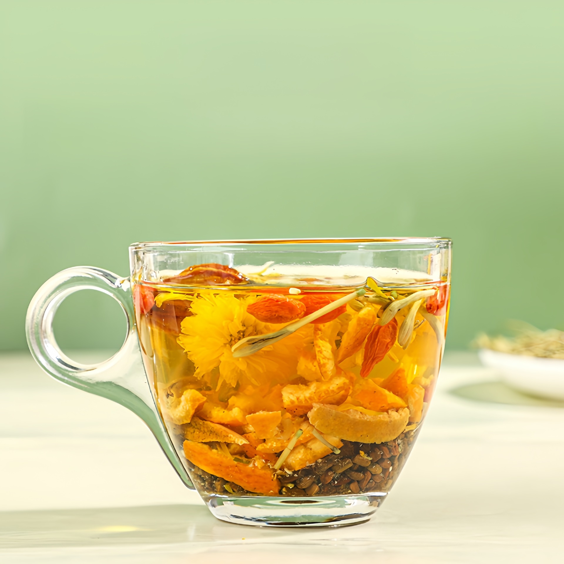 Honeysuckle Chrysanthemum Tea Jin Yin Hua 12 Individual Bags 144g Summer Cooling Herbal Tea - Image 4