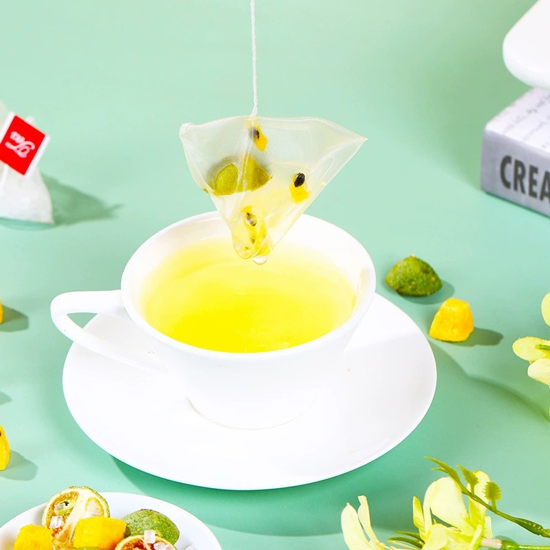 Kumquat Green Tangerine Passion Fruit Tea 30 Cold Brew Fruit Tea Bags with Lemon 250g - Image 3