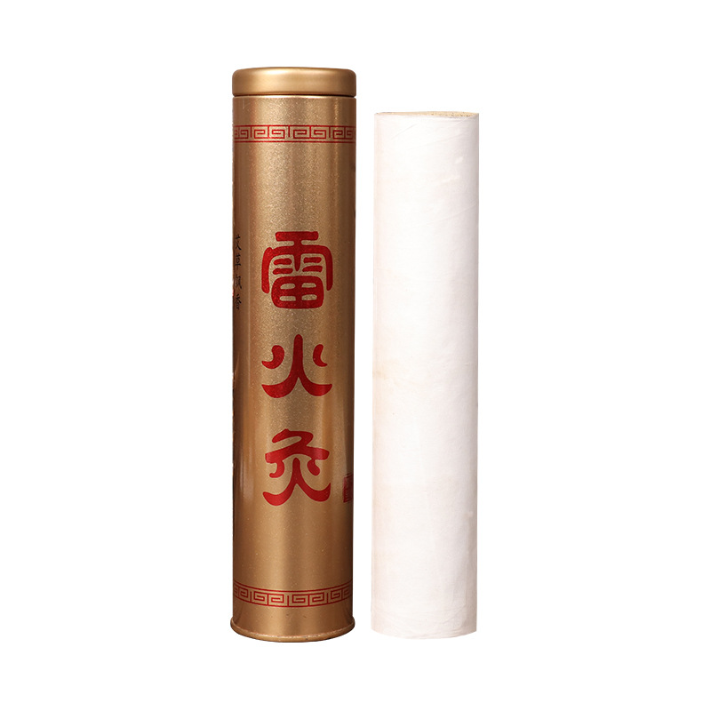 Thunder Fire Moxa Cannon Stick Large Moxibustion Roll with Extinguisher Tube for Warming Massage - Image 5