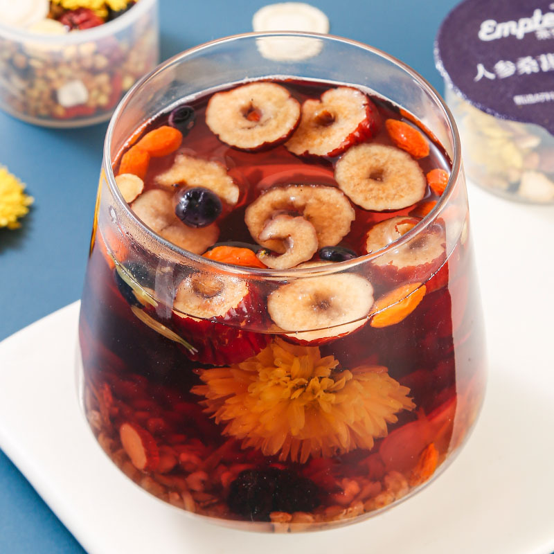 Ginseng Mulberry Goji Tea (Ren Shen Sang Shen Gou Qi Cha) — 15 Small Jar Cold-Brew Herbal Blend - Image 4