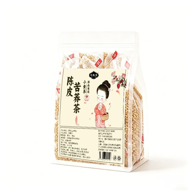 Chenpi Tartary Buckwheat Tea Chen Pi Ku Qiao Cha 5g x 20 Bags Sugar Free Wellness Tea - Image 5