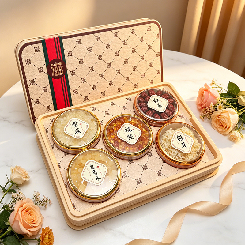 Premium Snow Lotus Seeds Zao Jiao Mi Gift Box 150g Traditional Herbal Dessert Ingredient - Image 4