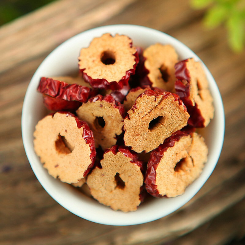 Dried Red Jujube Slices Seedless Hong Zao Rings 150g Bottle for Tea and Snacking - Image 2