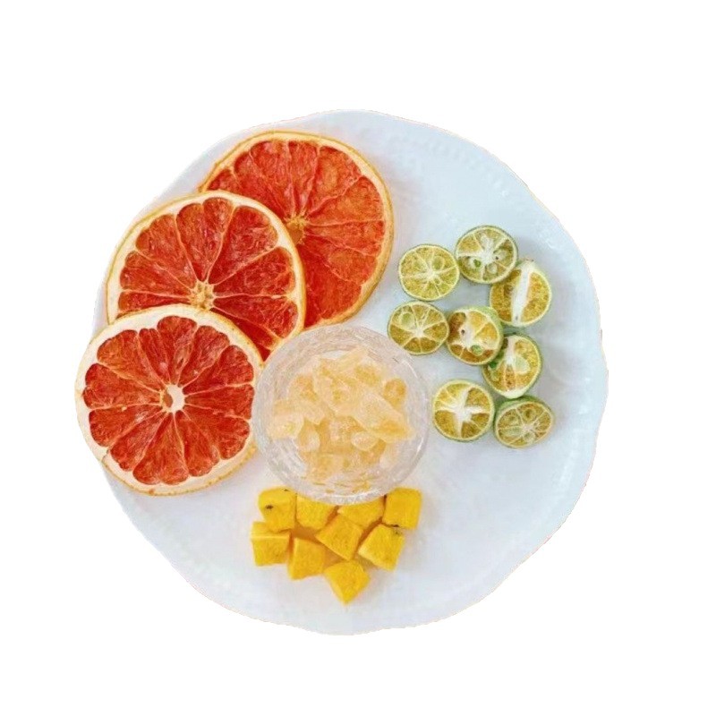 Freeze Dried Grapefruit Green Kumquat Passion Fruit Tea 10g Cold Brew Fruit Tea Bags 10 Pack - Image 5
