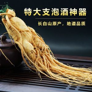 Fresh Ginseng Root (Panax ginseng) — Changbai Mountain Northeast Ginseng for Soup & Tonic Wine