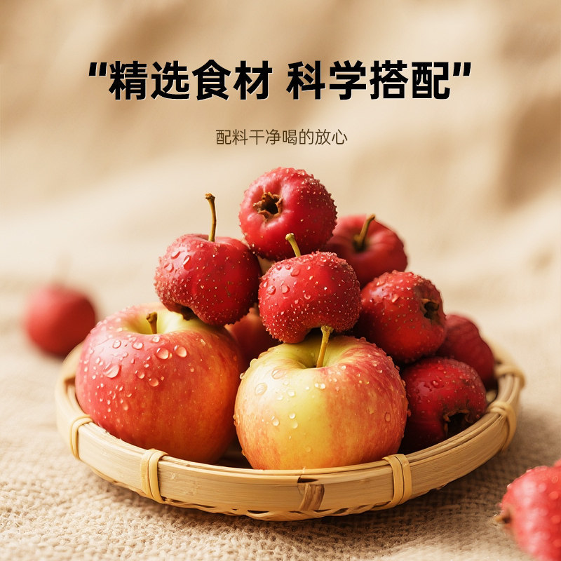 Apple Hawthorn Juice Concentrate 100ml Bag Sweet Tangy Family Drink - Image 2