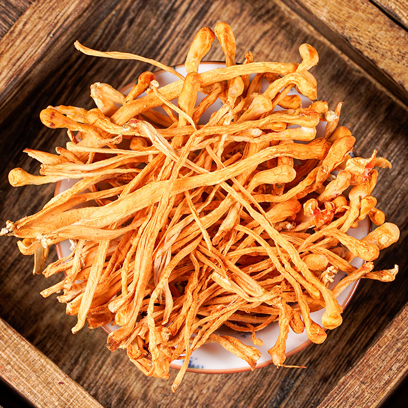 Cordyceps Flower Powder (Cordyceps militaris) — Dried Edible Fungus for Cooking & Soup - Image 2