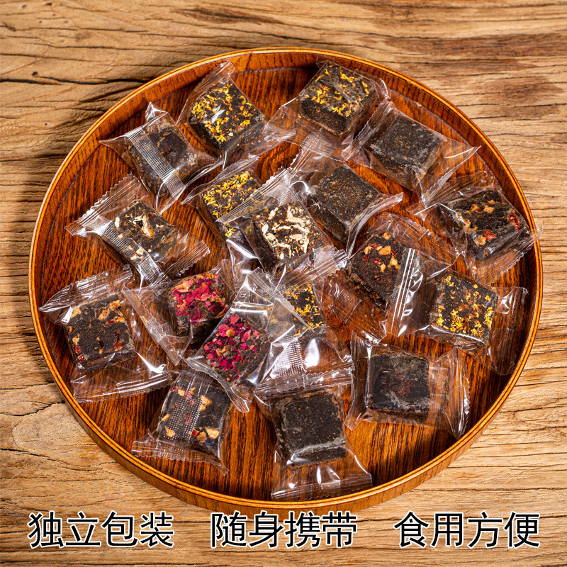 Yunnan Handmade Brown Sugar Blocks Red Date Flavor 350g Jar Traditional Chinese Brown Sugar Drink - Image 3