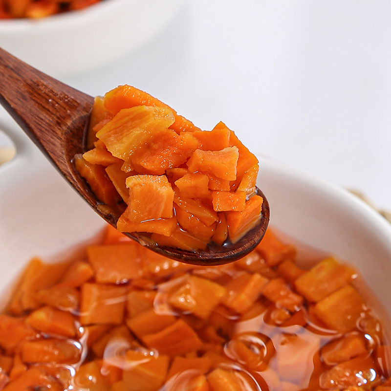 Dehydrated Carrot Dices (Daucus carota) — 5×5mm Dried Carrot Cubes for Tea & Instant Meals - Image 3