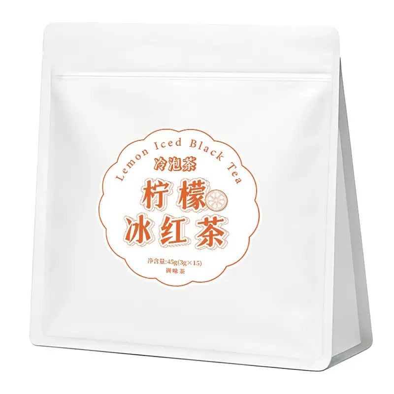 Lemon Black Tea Pyramid Bags Cold Brew Tea 45g Refreshing Summer Iced Fruit Tea - Image 5